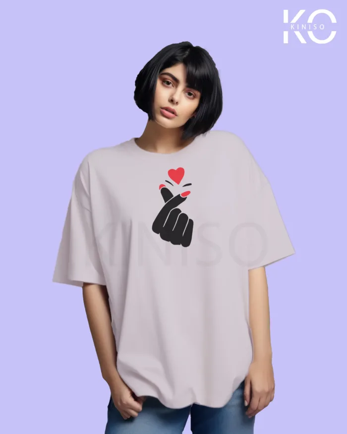 Long Sleeve T-shirts with BTS Finger Heart Design for K-Pop Lovers - Image 7