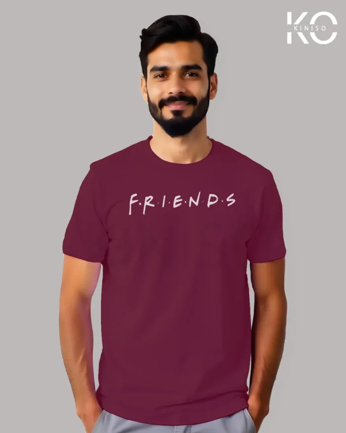 TV Show Lovers t shirts with Friends Logo Printed for men in Bangladesh