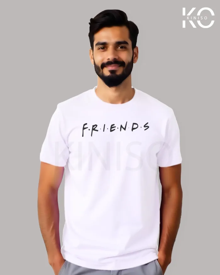 TV Show Lovers t shirts with Friends Logo Printed for men in Bangladesh - Image 3