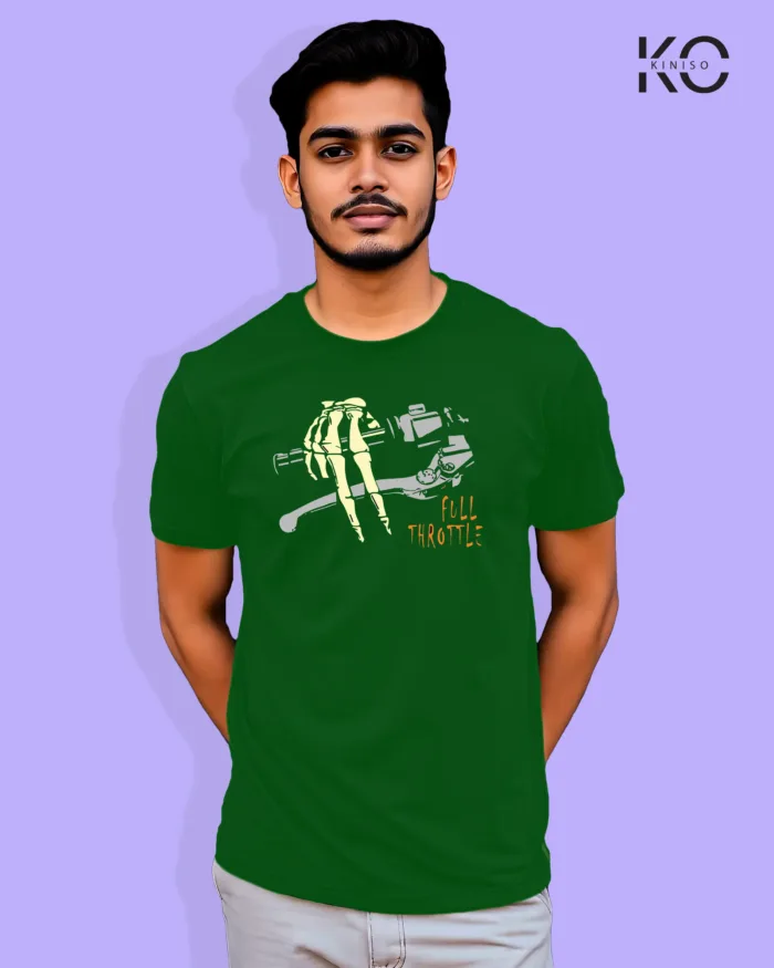 Motorcycle designer printed t-shirts for Full Throttle motorbike fan
