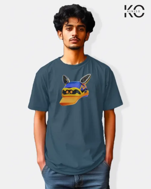 Futuristic Hat Glaucous Blue