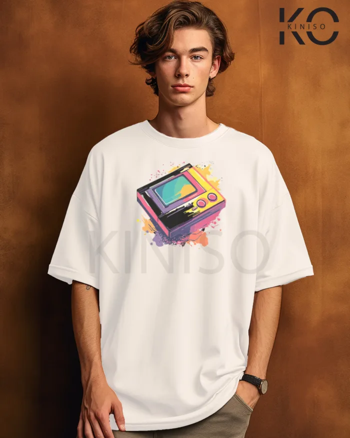 Gaming t-shirts with "Game Console Classic" Design Printed for Game Lover in Bangladesh