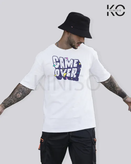 Game Over Bold Text White
