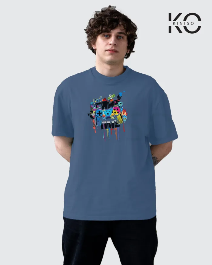 Gaming t-shirts with "Game Time" Printed for Game Lover in Bangladesh - Image 4