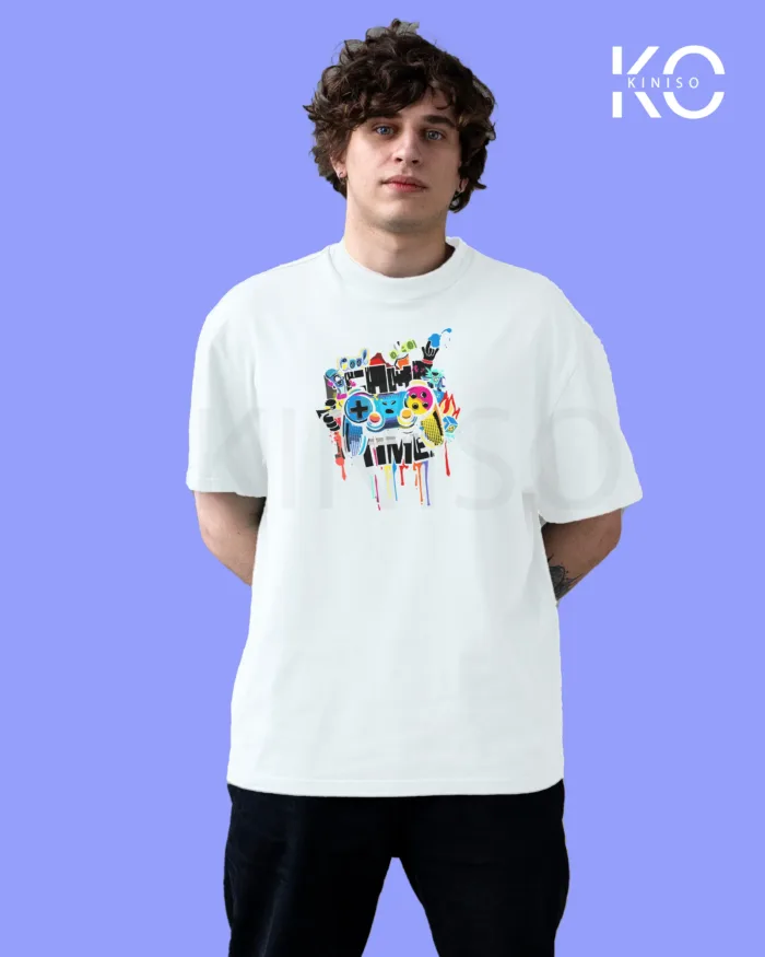 Gaming t-shirts with "Game Time" Printed for Game Lover in Bangladesh - Image 2