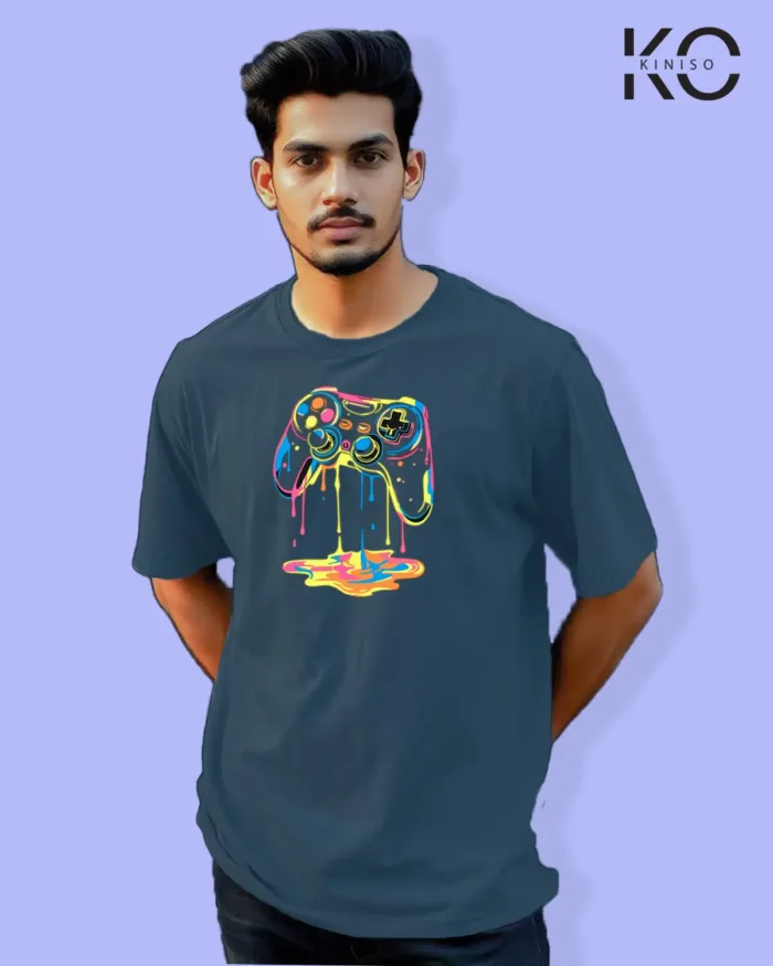 Gaming t-shirts with Gaming Console Dripping Blood Printed for Game Lover - Image 7