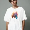 Gaming t-shirts with "Gaming Console Firing" Printed for Game Lover in Bangladesh - Image 2