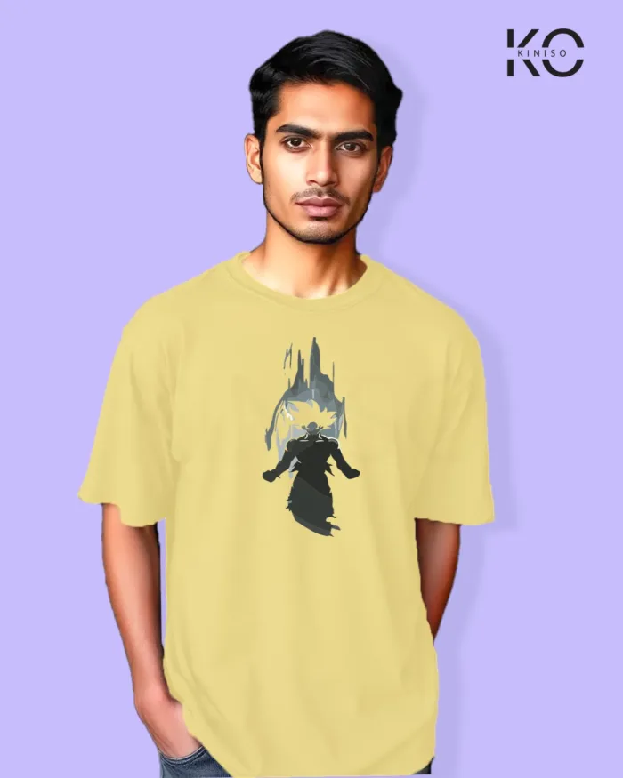 Dragon Ball Inspired Design "Goku Power up" Printed T-Shirts for Anime Lovers in Bangladesh - Image 6