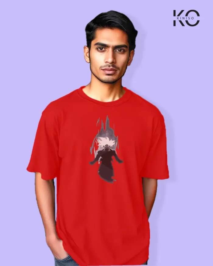 Dragon Ball Inspired Design "Goku Power up" Printed T-Shirts for Anime Lovers in Bangladesh - Image 4