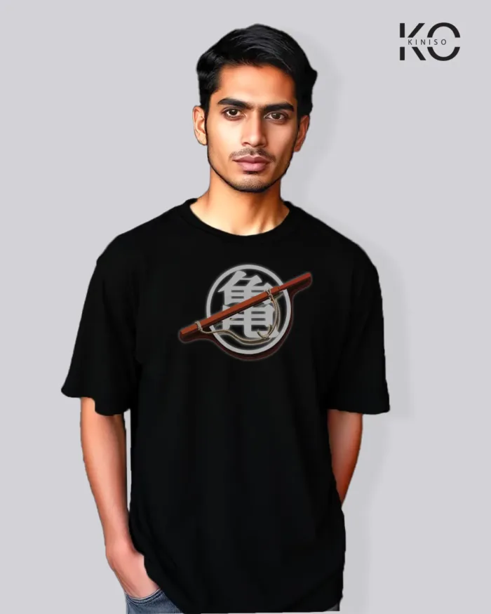 Dragon Ball Inspired Design "Goku Stick" Printed T-Shirts for Anime Lovers in Bangladesh