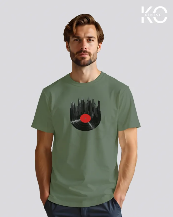 Music Inspired t shirts with Gramophone Tape Design Printed for Music Lover in Bangladesh - Image 6