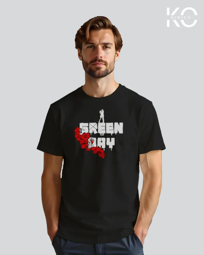 Music Inspired t-shirts with Green Day Design Printed for Music Lover in Bangladesh