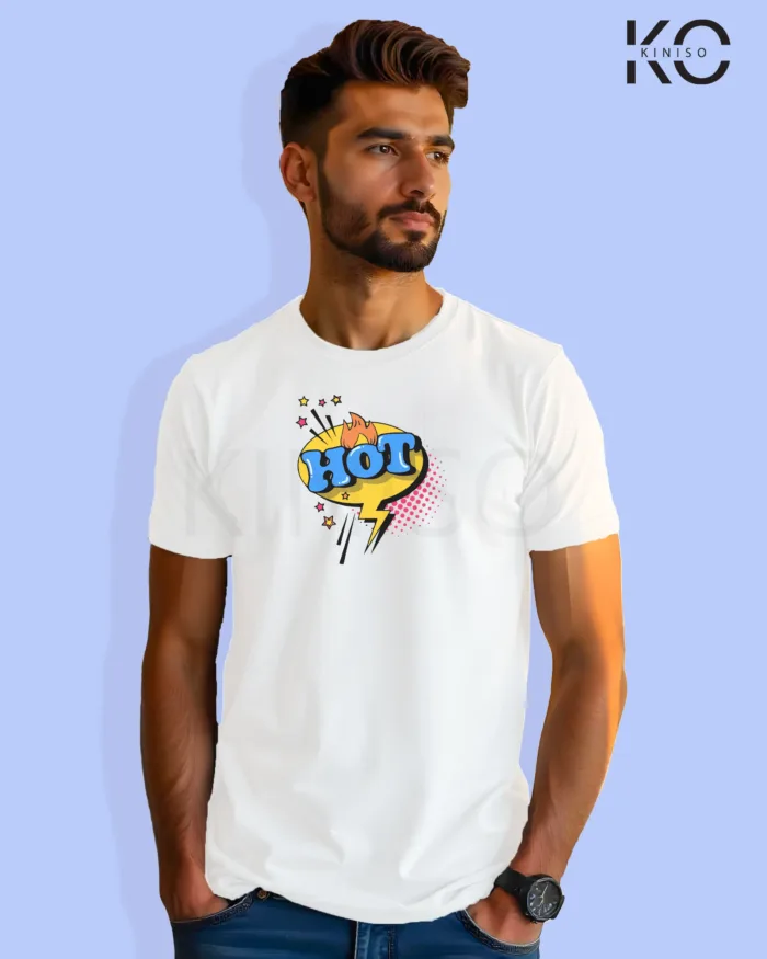 Comic T-shirts Hot Printed Funny Design - for Men - Image 3