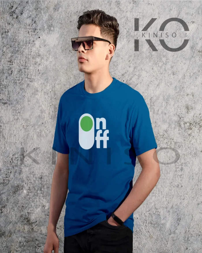 Half Sleeve Round Neck T-Shirt for Men - Engineer - ON-Off - Image 8
