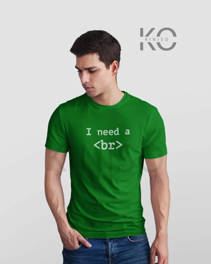Engineer Tee Shirts - I NEED A BREAK - Geeky Men's Crew Neck Half Sleeve Tee Shirt IN BD - Image 6