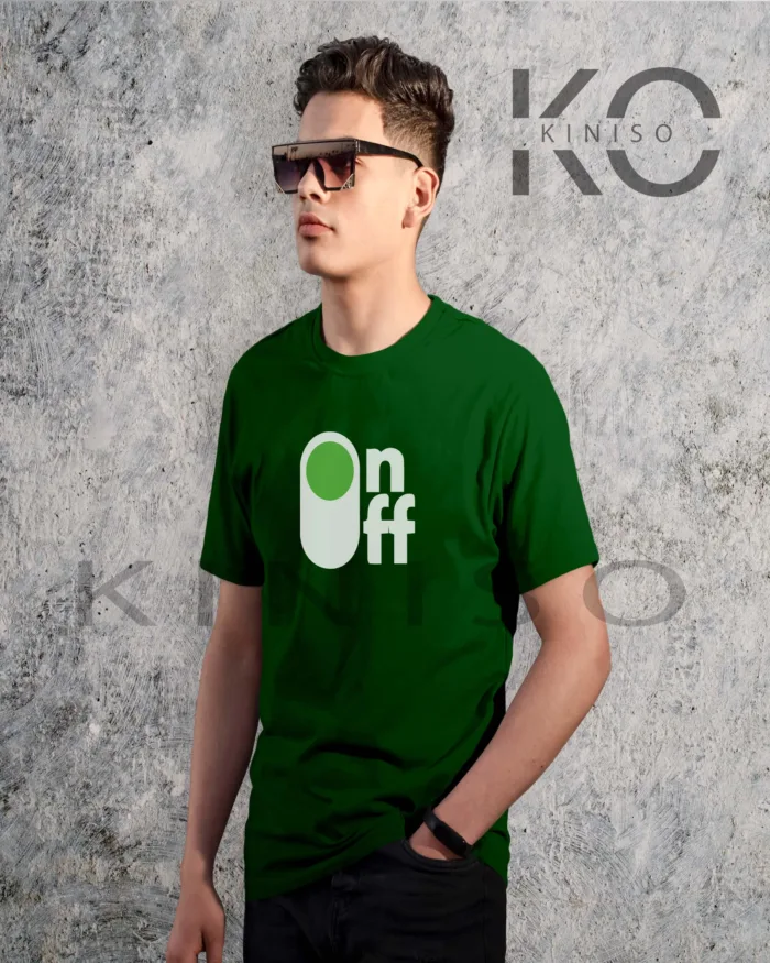 Half Sleeve Round Neck T-Shirt for Men - Engineer - ON-Off - Image 7