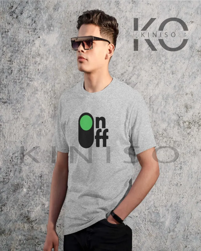 Half Sleeve Round Neck T-Shirt for Men - Engineer - ON-Off - Image 6