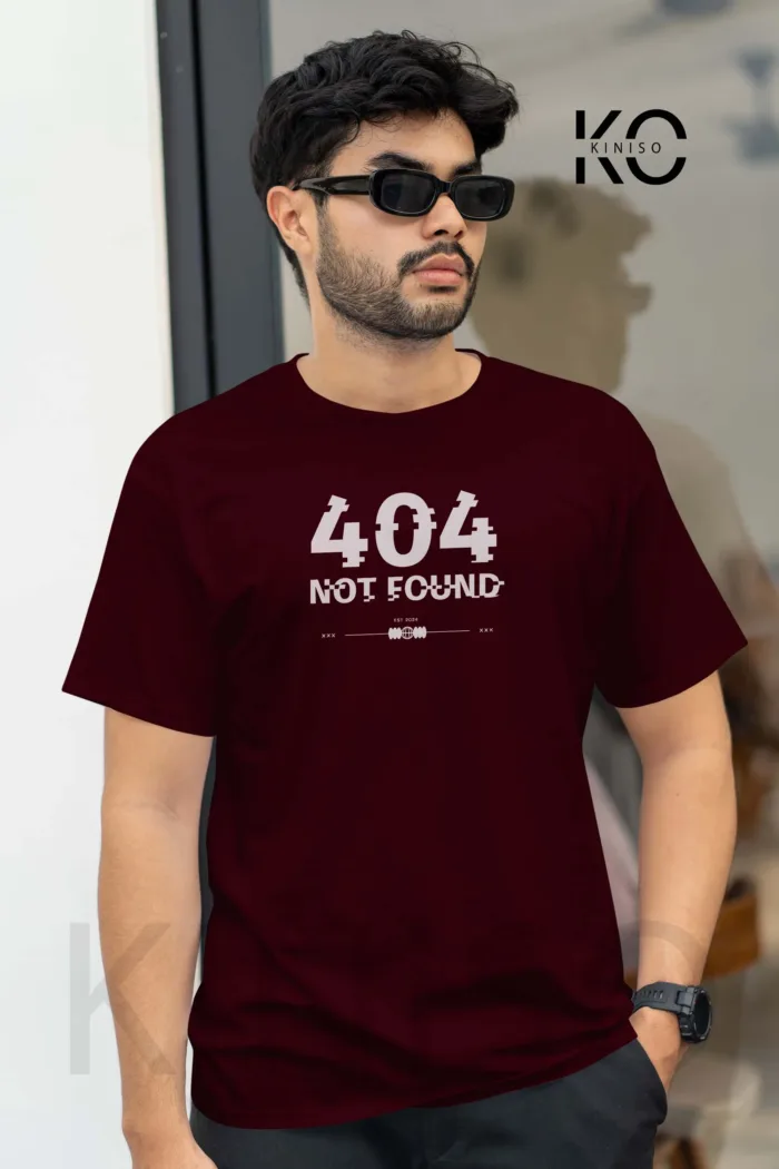 404 Not Found Engineer Tee for Geeky Men in BD - Image 5