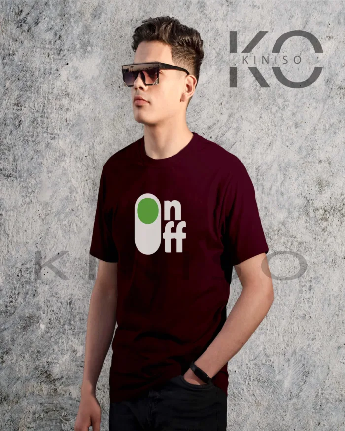 Half Sleeve Round Neck T-Shirt for Men - Engineer - ON-Off