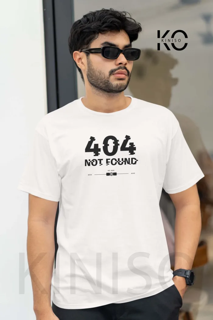 404 Not Found Engineer Tee for Geeky Men in BD - Image 3