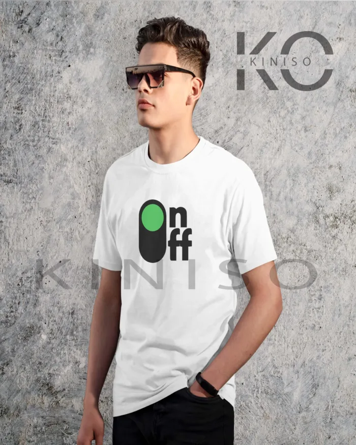 Half Sleeve Round Neck T-Shirt for Men - Engineer - ON-Off - Image 4