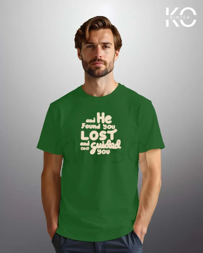 Modest T-shirts with He Found You Design for Muslims - Image 8