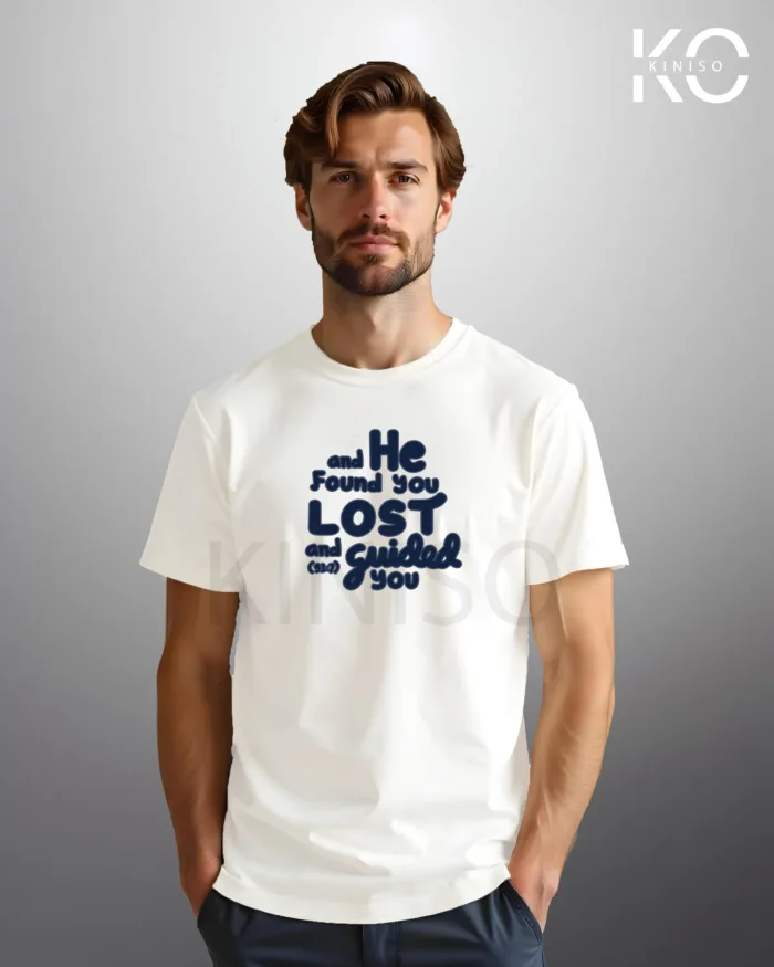 Modest T-shirts with He Found You Design for Muslims