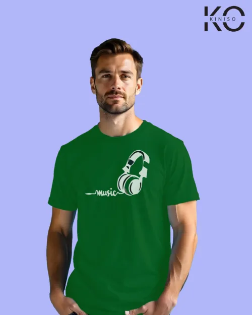 Head Phone Bottle Green