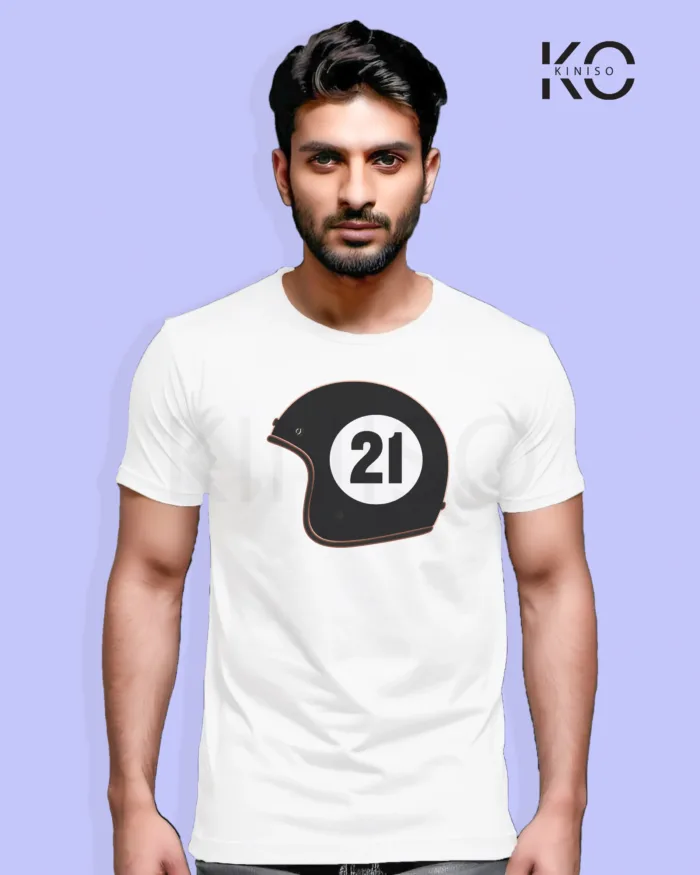 Motorcycle T-Shirt with Helmet 21 design for bike Enthusiast - Image 3