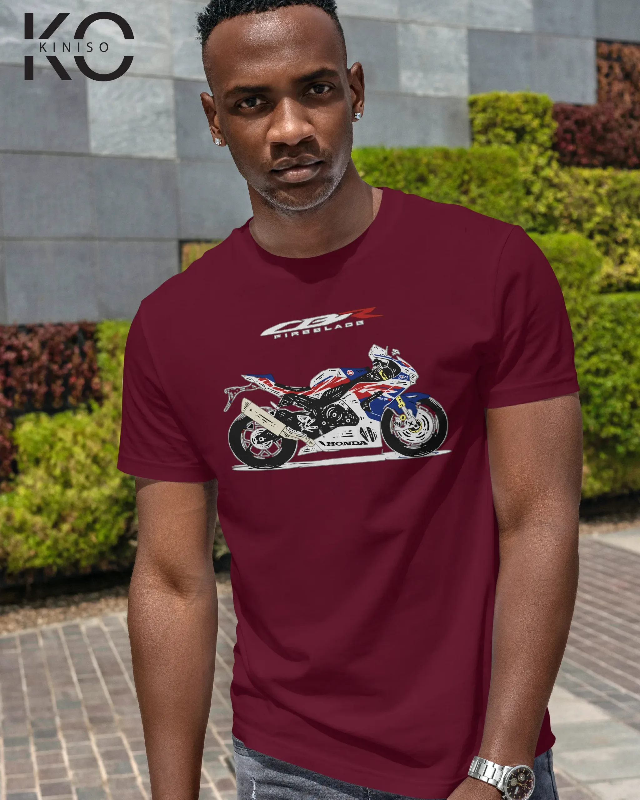 Honda CBR Fireblade Maroon scaled