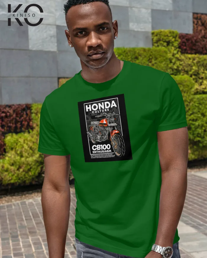 Honda CB 100 Bike theme printed T-Shirts for Motorcycle Lover - Image 8