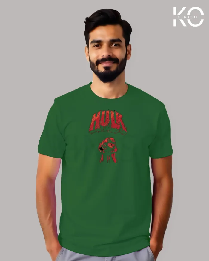 Movie Lovers t shirts with Hulk Logo Printed for men in Bangladesh - Image 7