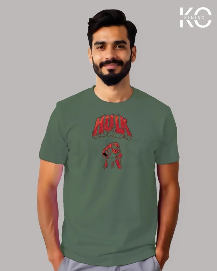 Movie Lovers t shirts with Hulk Logo Printed for men in Bangladesh - Image 6