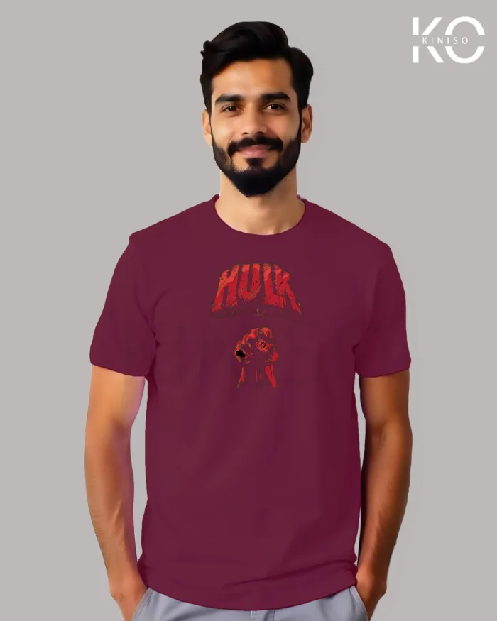 Movie Lovers t shirts with Hulk Logo Printed for men in Bangladesh - Image 4