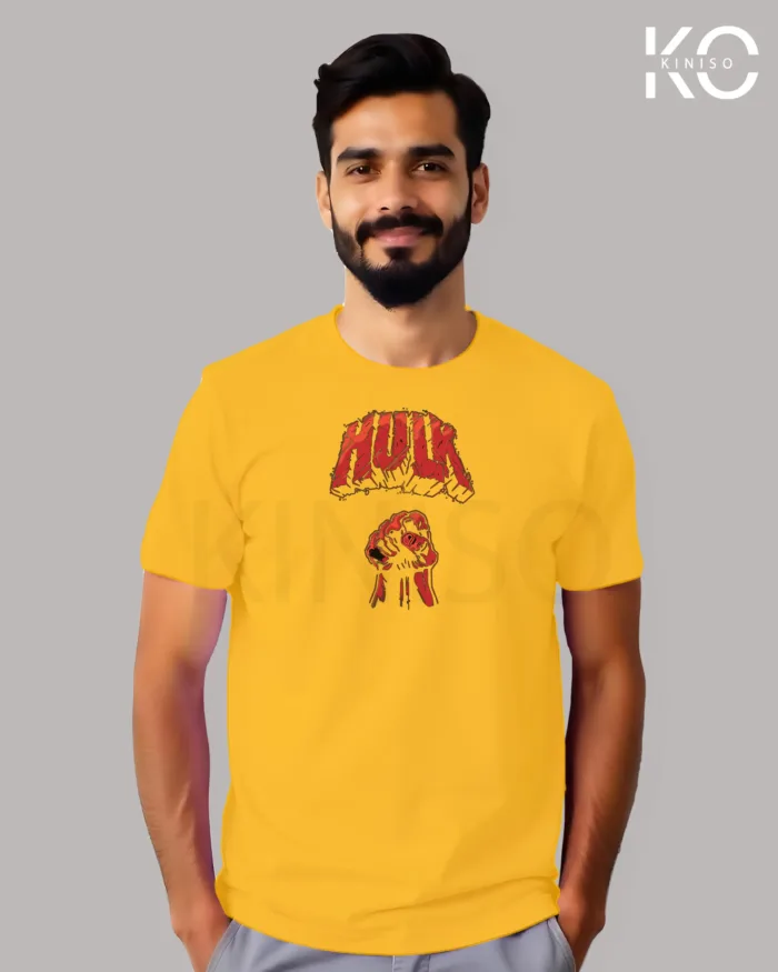 Movie Lovers t shirts with Hulk Logo Printed for men in Bangladesh