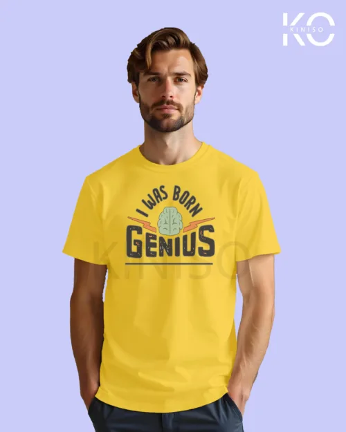 I Was Born Genius Yellow