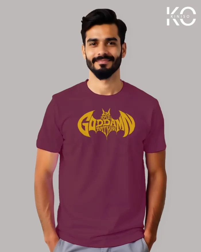 Movie Lovers t shirts with Batman Design Printed for men in Bangladesh - Image 6