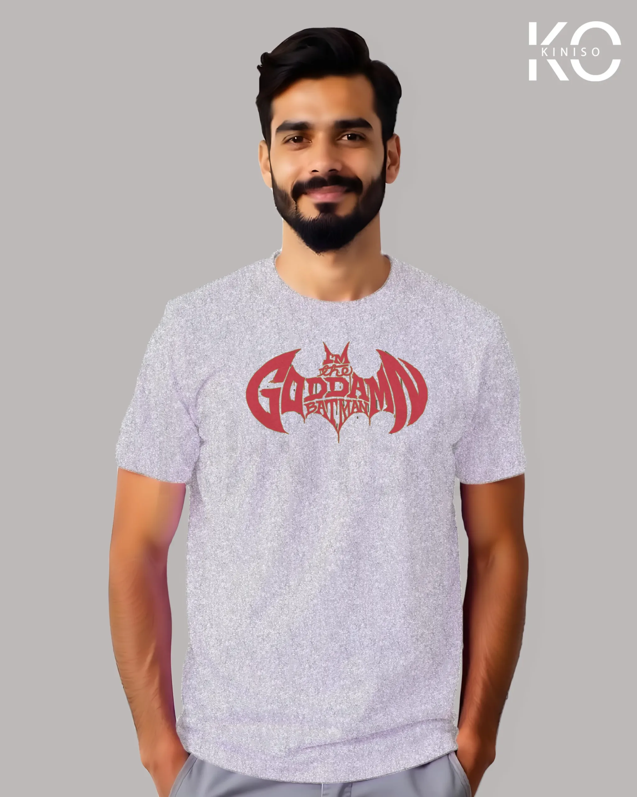 I am Batman Grey scaled