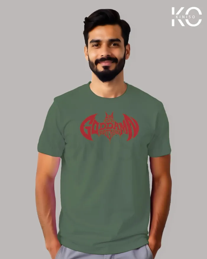 Movie Lovers t shirts with Batman Design Printed for men in Bangladesh - Image 3