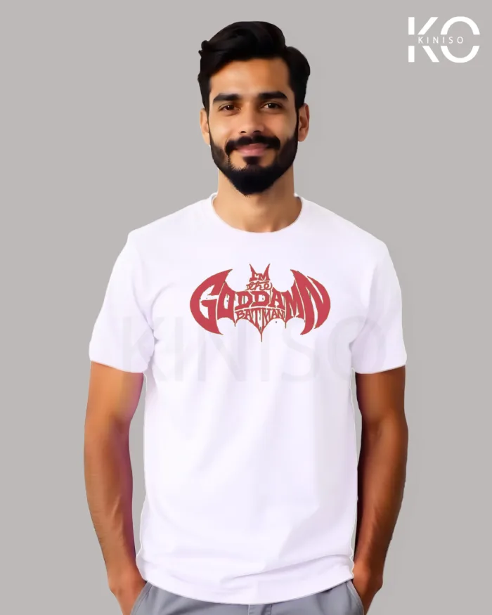Movie Lovers t shirts with Batman Design Printed for men in Bangladesh - Image 2