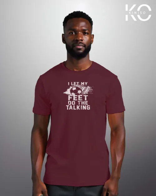 I let my foot Maroon