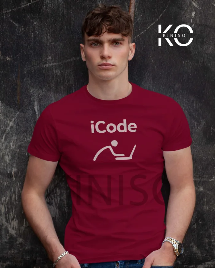 Engineer T-shirt - iCode - Geeky Men's Team Neck Half Sleeve tees in BD - Image 3