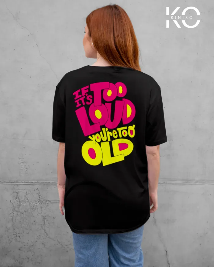 Graffiti hip hop t-shirts with If It's Too Loud Design printed for Hip hop music Lover - Image 17
