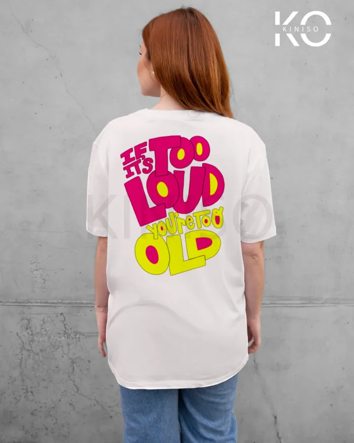 Graffiti hip hop t-shirts with If It's Too Loud Design printed for Hip hop music Lover - Image 16