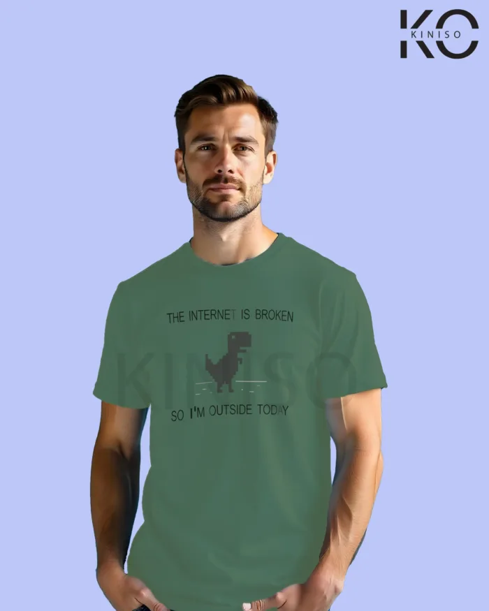 Engineer Tee Shirts - Internet in Broken - Crew Neck T-Shirt in Bangladesh - Image 6