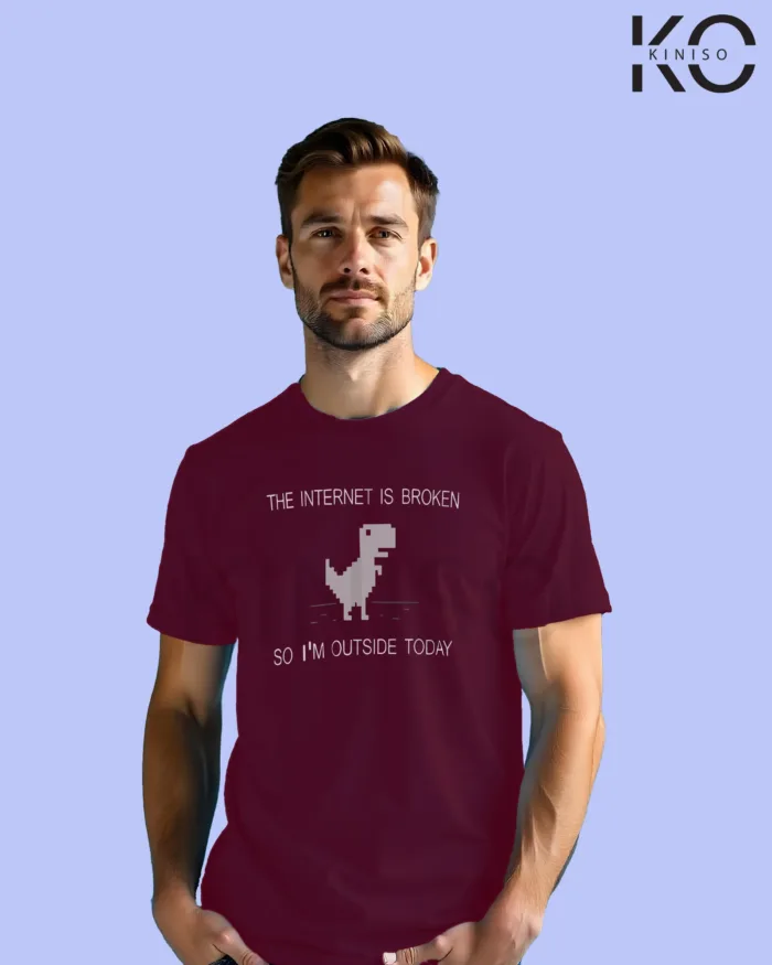 Engineer Tee Shirts - Internet in Broken - Crew Neck T-Shirt in Bangladesh - Image 4