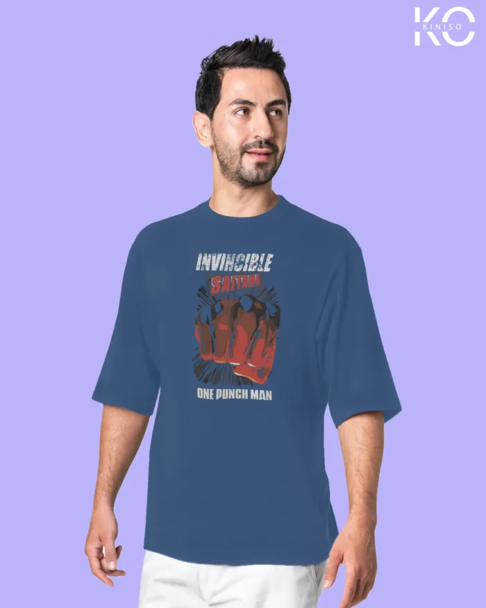 Anime T-Shirts with One Punch Man Invincible Saitama Print