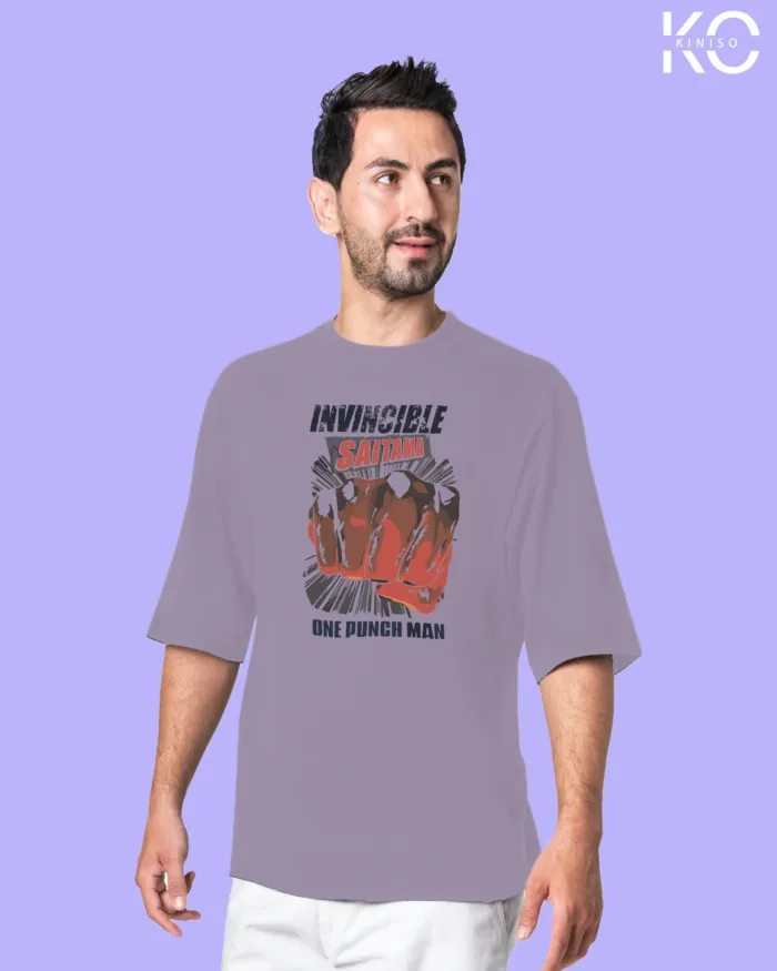 Anime T-Shirts with One Punch Man Invincible Saitama Print - Image 7