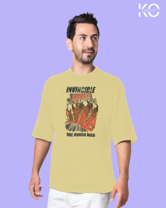 Anime T-Shirts with One Punch Man Invincible Saitama Print - Image 6