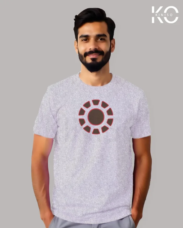 Movie Lovers t shirts with Iron Man Heart Design Printed for men in Bangladesh - Image 6